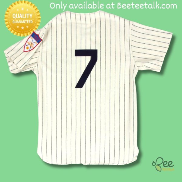 New full printed mickey mantle ny yankees baseball jersey no 7