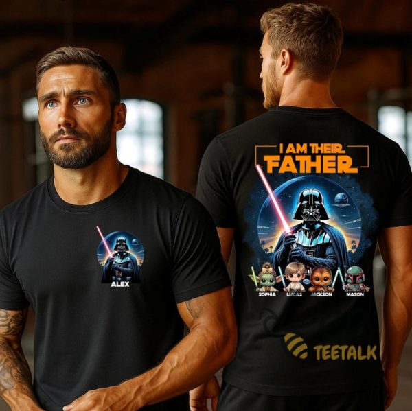 Personalized i am their father star wars shirt