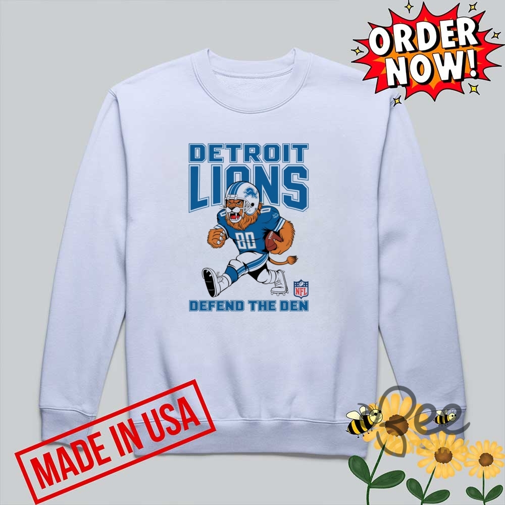 Detroit Lions Defend The Den Shirt 8 Detroit Lions defend the den shirt