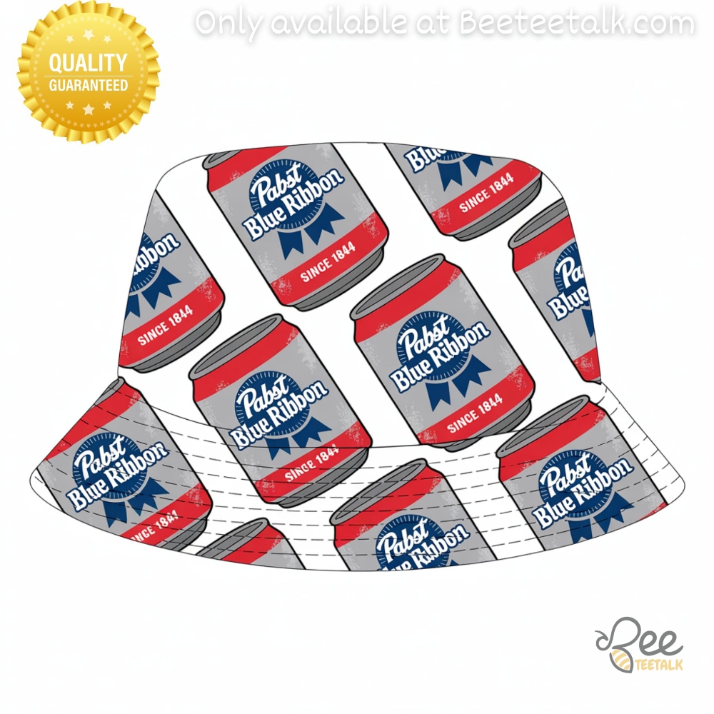 4Th Of July Pabst Blue Ribbon Bucket Hat Pbr Beer Cap 5 4th Of July Pabst Blue Ribbon Bucket Hat PBR Beer Cap