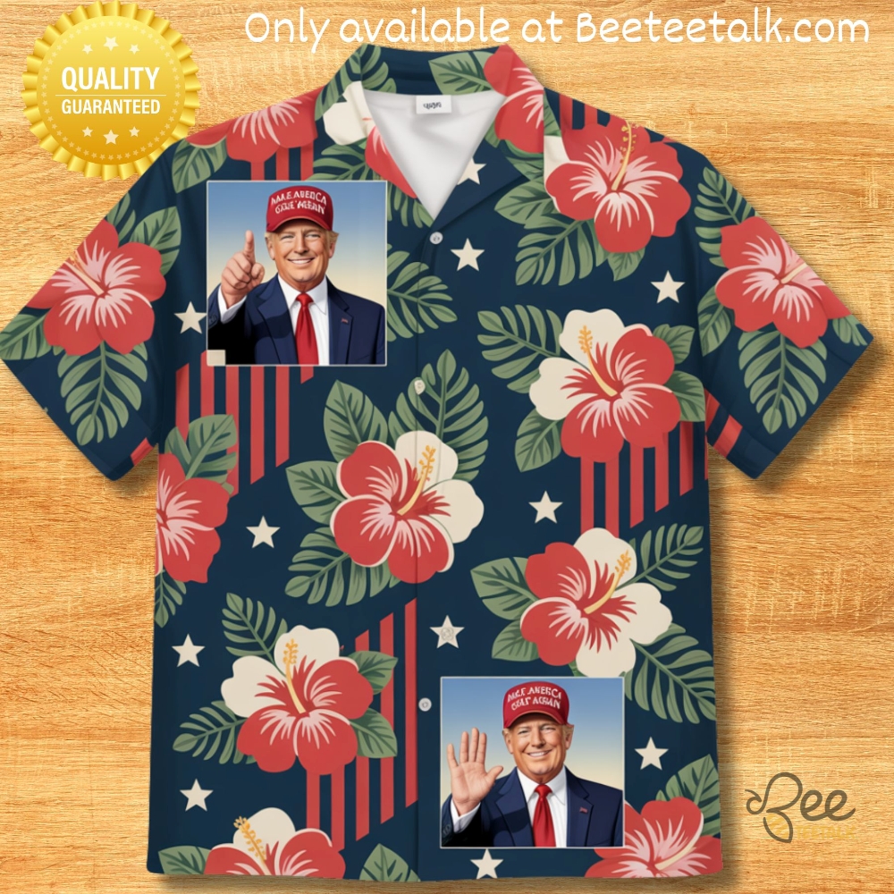 President Trump 4Th Of July Hawaiian Shirt For Usa Independence Day 5 President Trump 4th of July Hawaiian Shirt for USA Independence Day