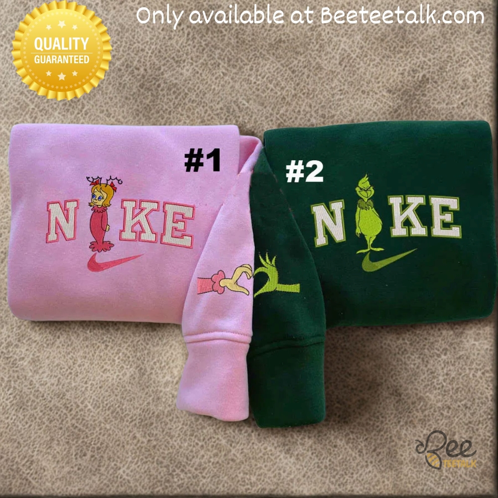 Cindy Lou Who And Grinch Couple Christmas Nike Embroidered Sweatshirt T Shirt Hoodie 5 Cindy Lou Who And Grinch Couple Christmas Nike Embroidered Sweatshirt t shirt hoodie