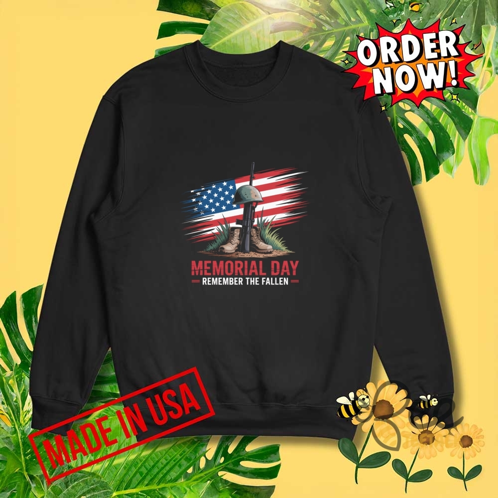 Retro Memorial Day Remember The Fallen Shirt 5 Retro Memorial Day Remember The Fallen Shirt