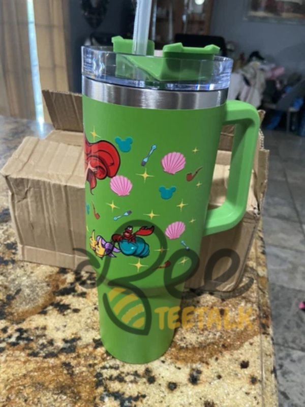 The little mermaid 40oz tumbler stanley dupe