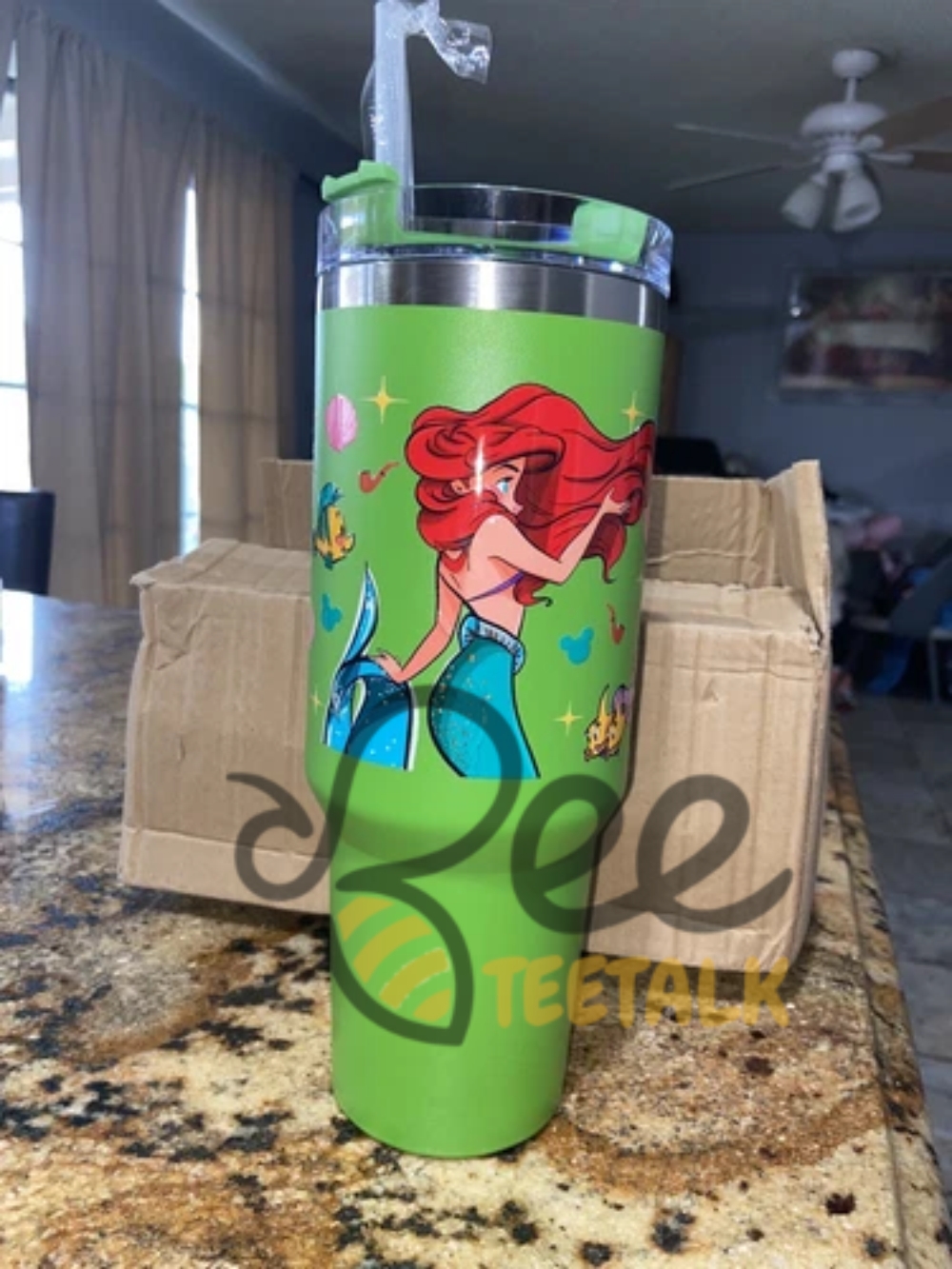 The Little Mermaid 40Oz Tumbler Stanley Dupe 16 The Little Mermaid 40oz tumbler Stanley Dupe
