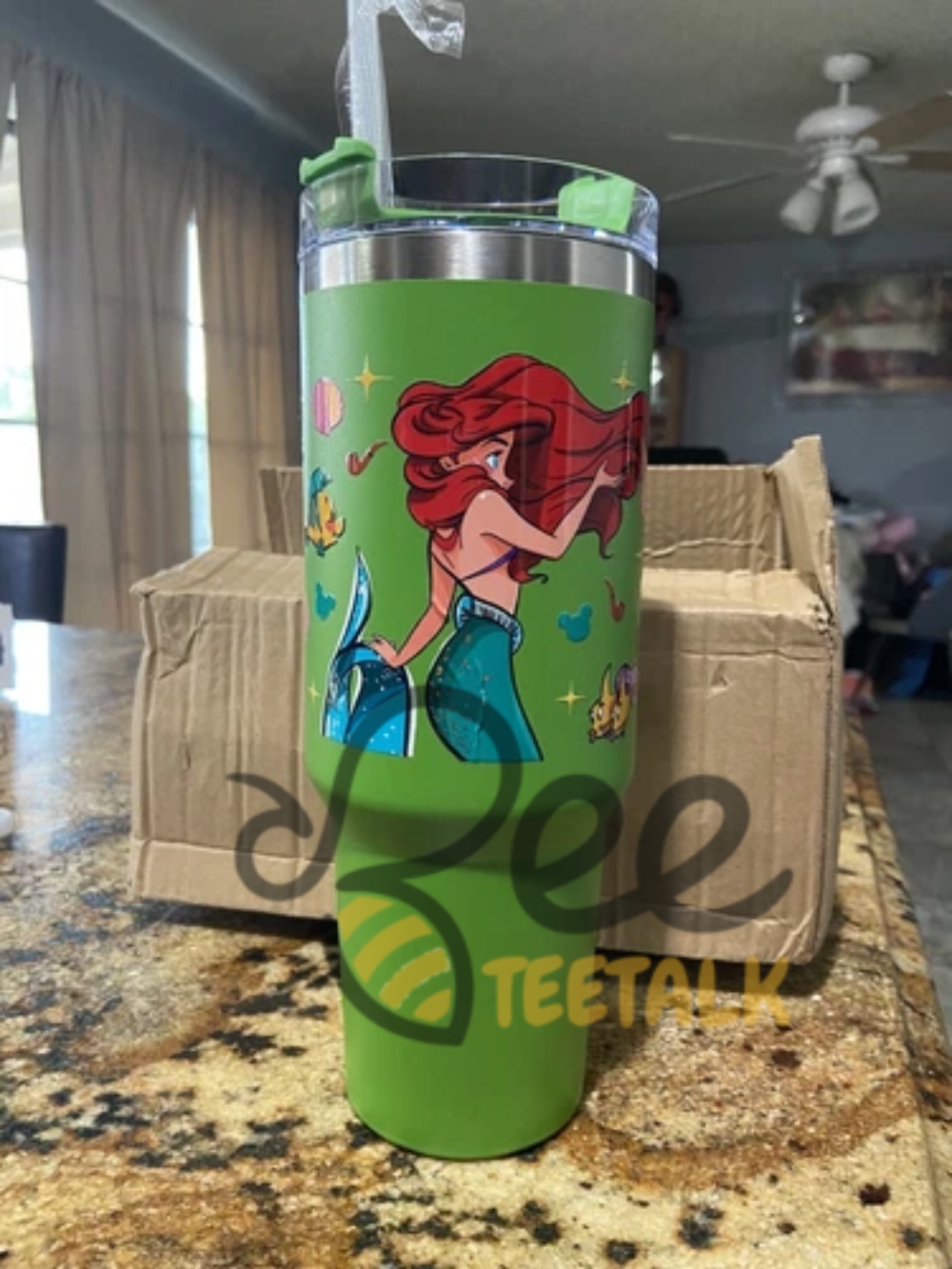 The Little Mermaid 40Oz Tumbler Stanley Dupe 17 The Little Mermaid 40oz tumbler Stanley Dupe