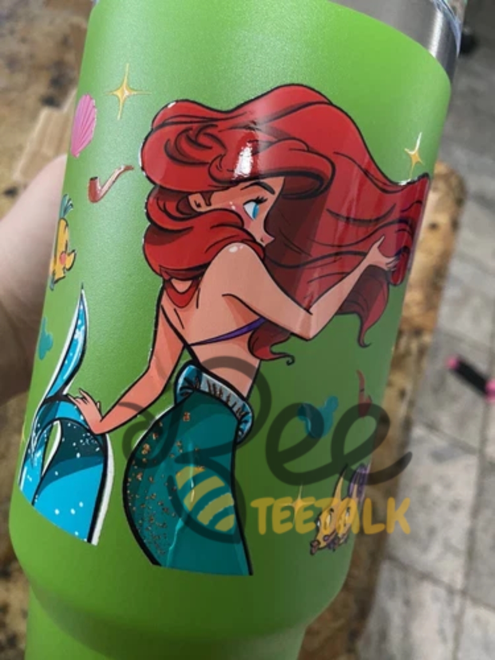 The Little Mermaid 40Oz Tumbler Stanley Dupe 18 The Little Mermaid 40oz tumbler Stanley Dupe