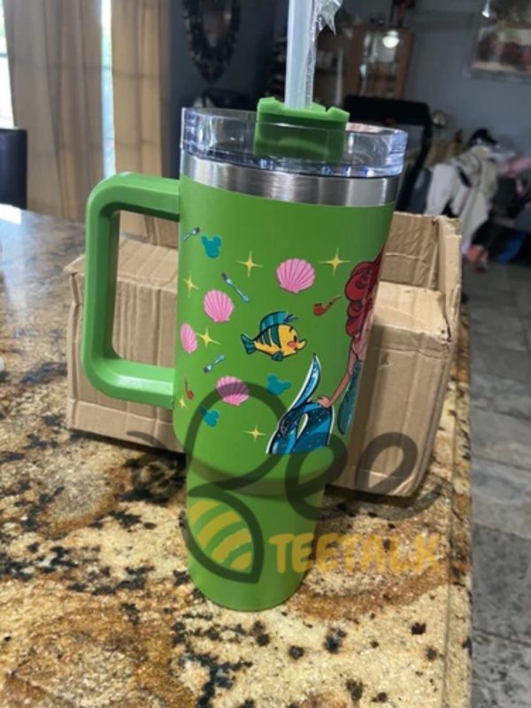 The little mermaid 40oz tumbler stanley dupe