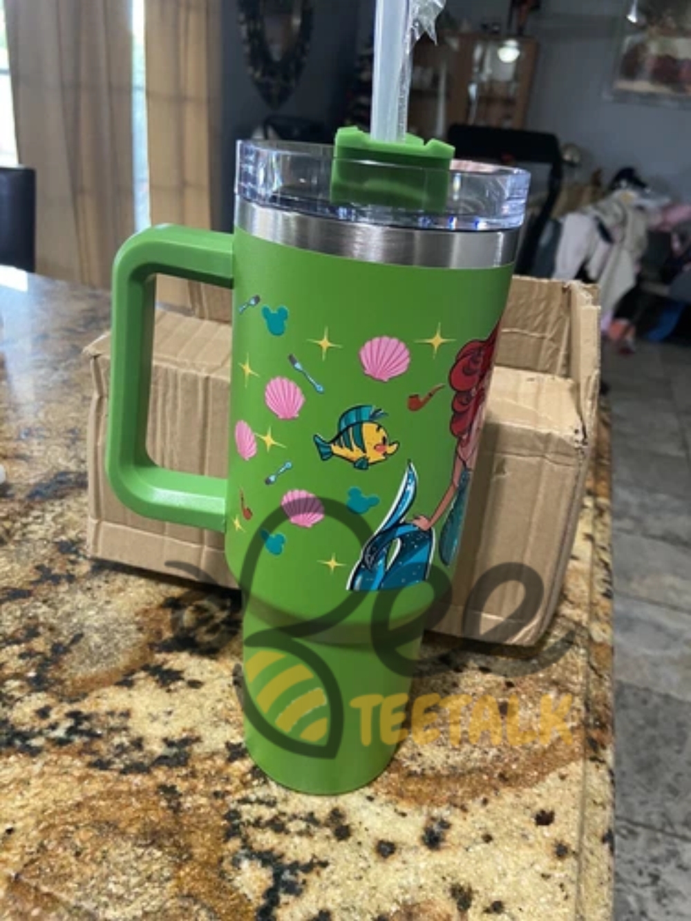 The Little Mermaid 40Oz Tumbler Stanley Dupe 21 The Little Mermaid 40oz tumbler Stanley Dupe