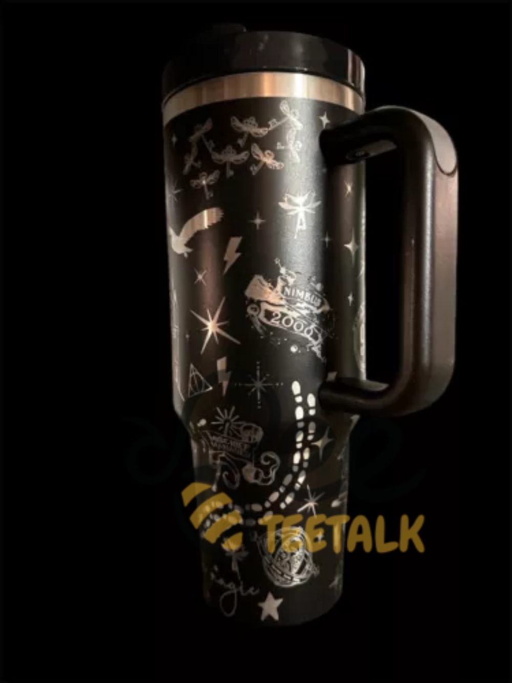 Harry Potter Laser Engraved 40Oz Golden Tumbler Stanley Dupe 15 Harry Potter Laser Engraved 40oz Golden Tumbler Stanley DUPE