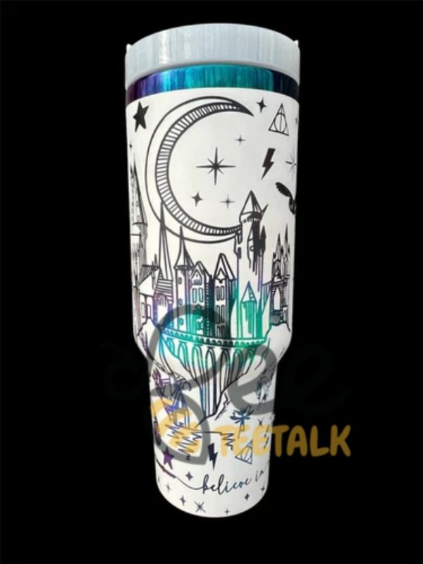 Harry potter laser engraved 40oz chroma tumbler stanley dupe