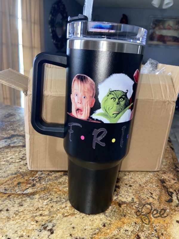 Friends christmas 40oz tumbler stanley dupe