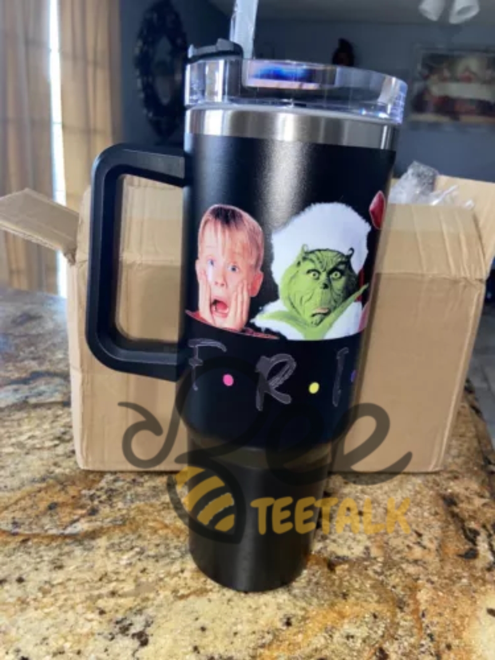 Friends Christmas 40Oz Tumbler Stanley Dupe 16 FRIENDS Christmas 40oz tumbler Stanley dupe
