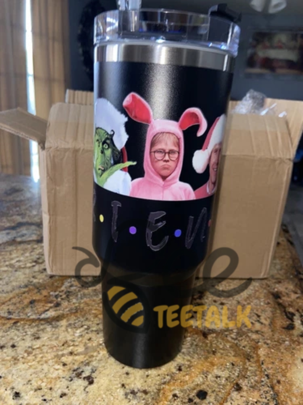 Friends Christmas 40Oz Tumbler Stanley Dupe 19 FRIENDS Christmas 40oz tumbler Stanley dupe