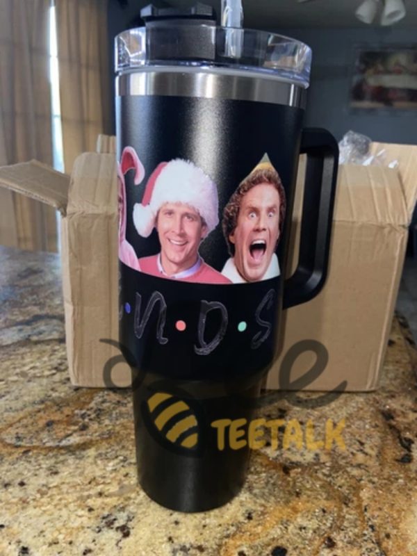 Friends christmas 40oz tumbler stanley dupe