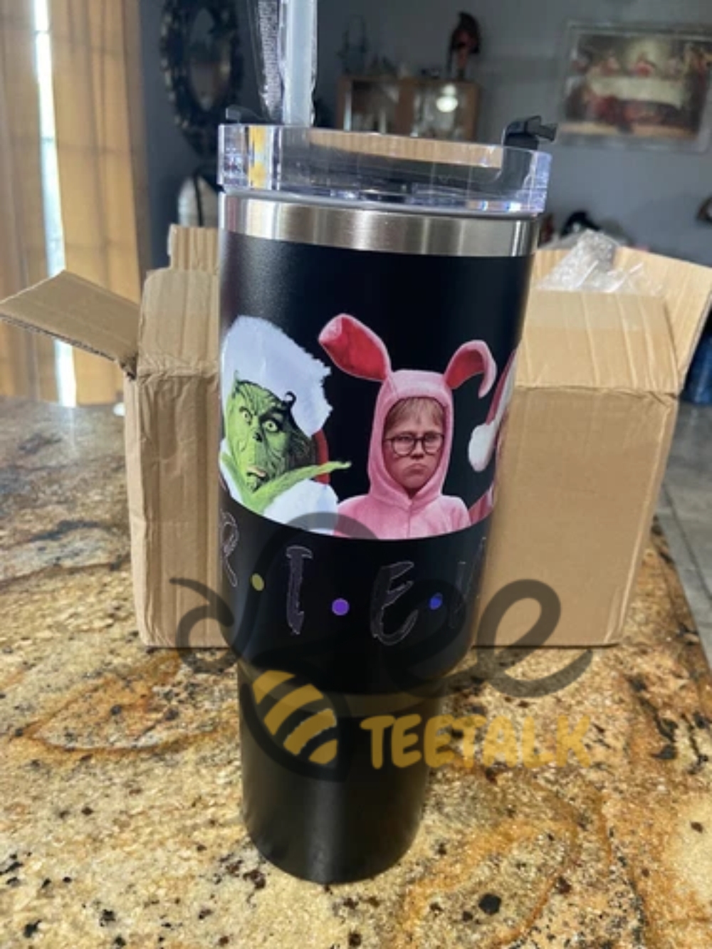 Friends Christmas 40Oz Tumbler Stanley Dupe 23 FRIENDS Christmas 40oz tumbler Stanley dupe