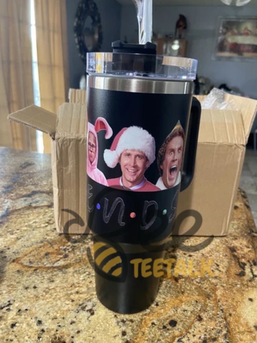 Friends Christmas 40Oz Tumbler Stanley Dupe 24 FRIENDS Christmas 40oz tumbler Stanley dupe