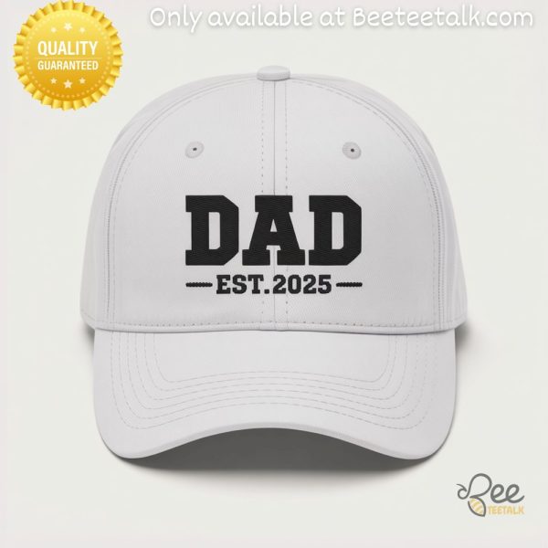 Custom text grandpa papa embrodiered baseball hat with est year personalized cap for fathers day gift beeteetalk 1