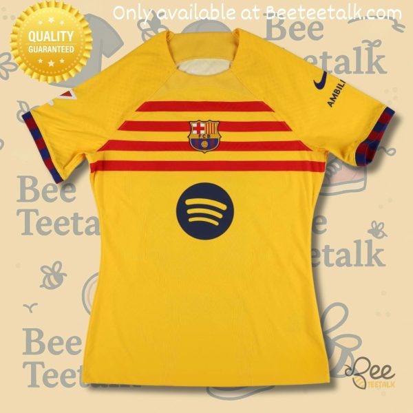2024 lamine yamal game day fc barcelona fourth jersey shirt full printed replica beeteetalk 1