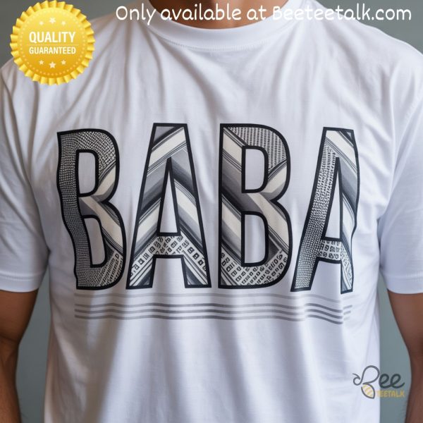 Baba keffiyeh shirt best fathers day gift for palestine dad