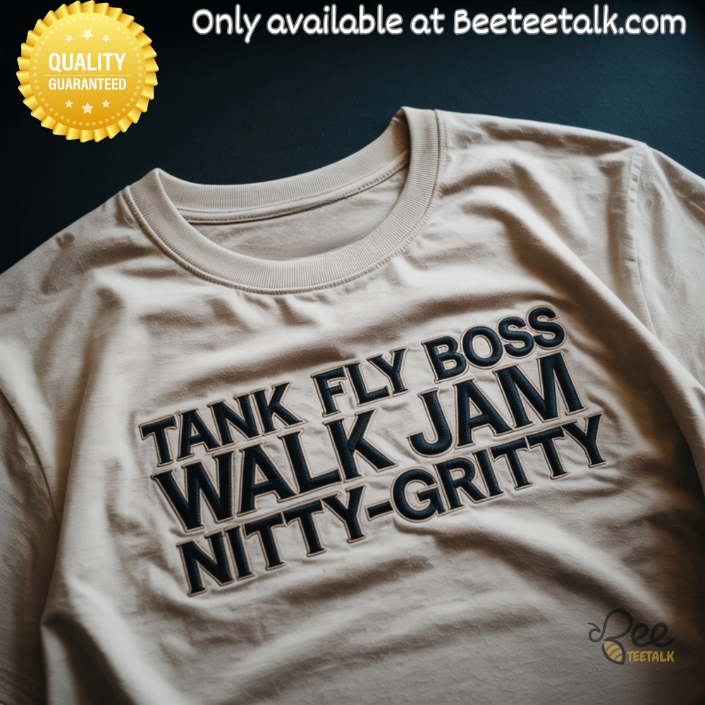 Tank Fly Boss Walk Jam Nitty Gritty Embroidered Shirt 3 Tank fly boss walk jam nitty gritty embroidered shirt