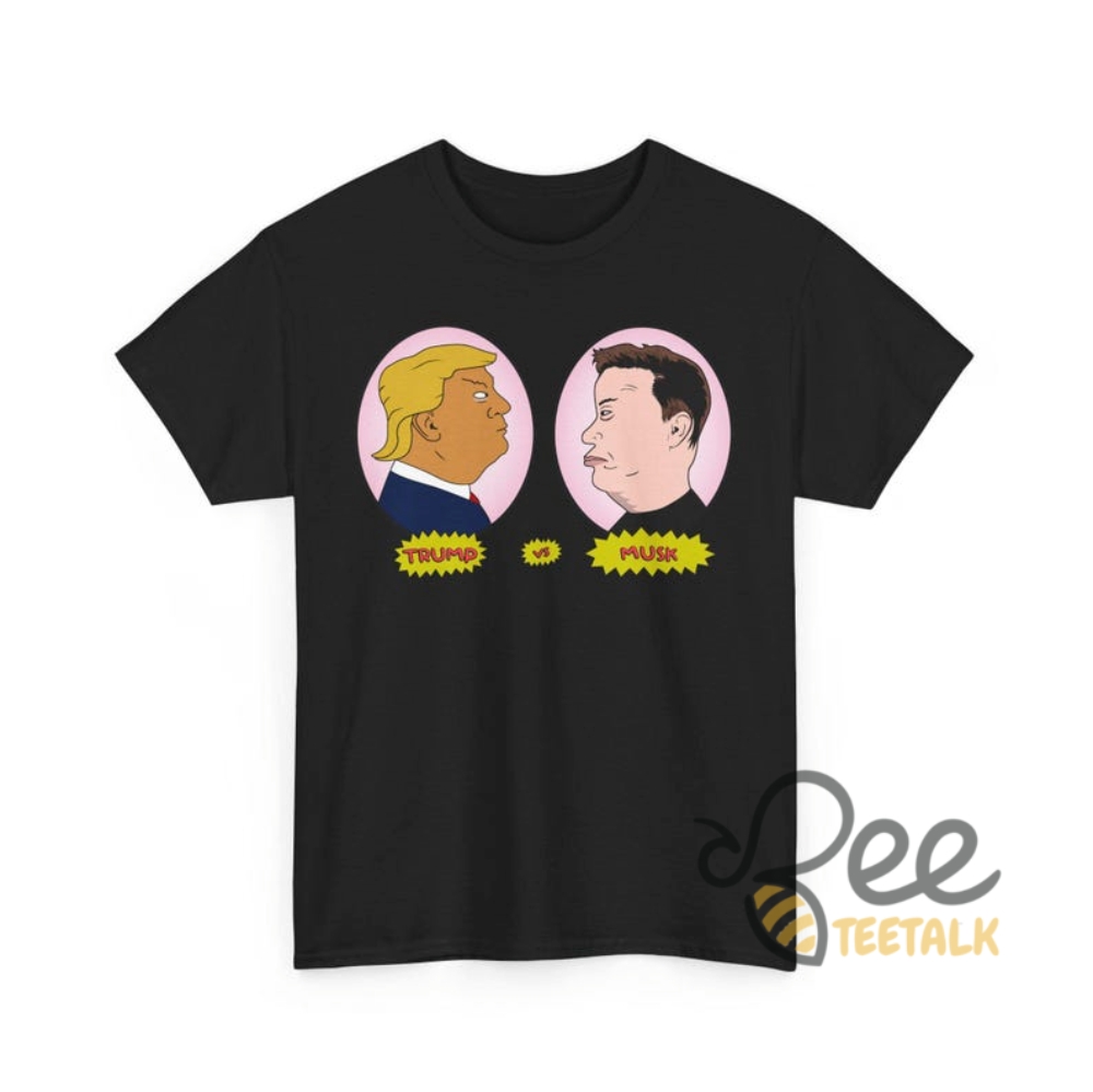 Trump Vs Musk Battle Shirt Beavis And Butthead Parody Elon Musk Donald Trump Tee 2025 14 Trump vs Musk Battle Shirt Beavis and Butthead Parody Elon Musk Donald Trump Tee 2025