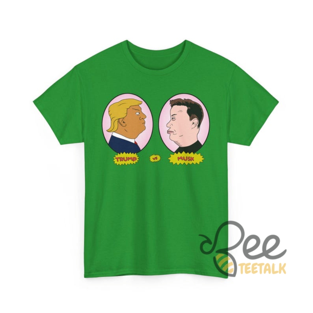 Trump Vs Musk Battle Shirt Beavis And Butthead Parody Elon Musk Donald Trump Tee 2025 16 Trump vs Musk Battle Shirt Beavis and Butthead Parody Elon Musk Donald Trump Tee 2025