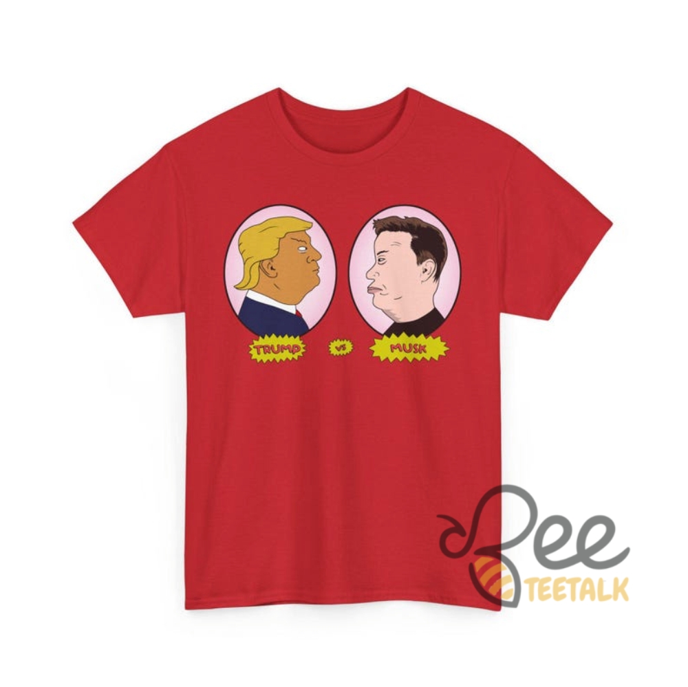 Trump Vs Musk Battle Shirt Beavis And Butthead Parody Elon Musk Donald Trump Tee 2025 18 Trump vs Musk Battle Shirt Beavis and Butthead Parody Elon Musk Donald Trump Tee 2025