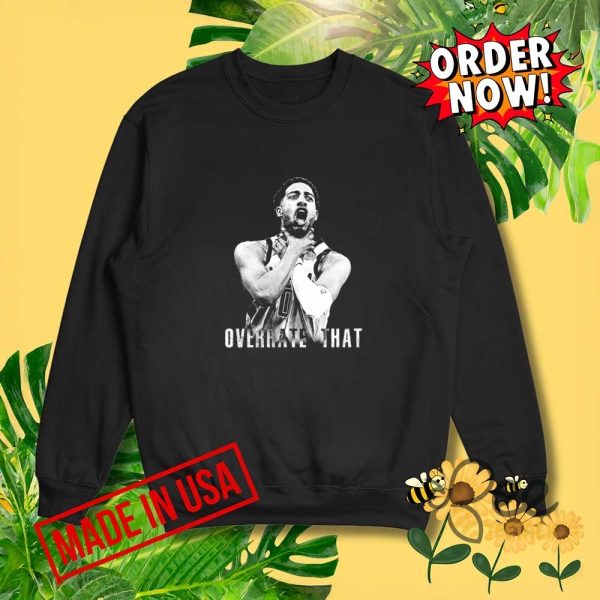 Tyrese haliburton overrate that shirt 2025 playoff indiana pacers bootleg tee