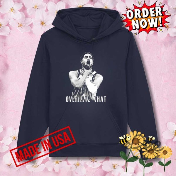 Tyrese haliburton overrate that shirt 2025 playoff indiana pacers bootleg tee