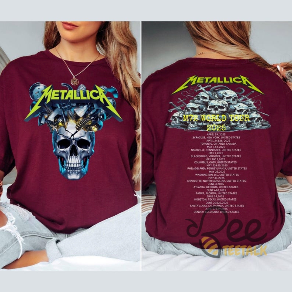 M72 Metallica Shirt World Tour Tee 10 M72 Metallica Shirt World Tour Tee