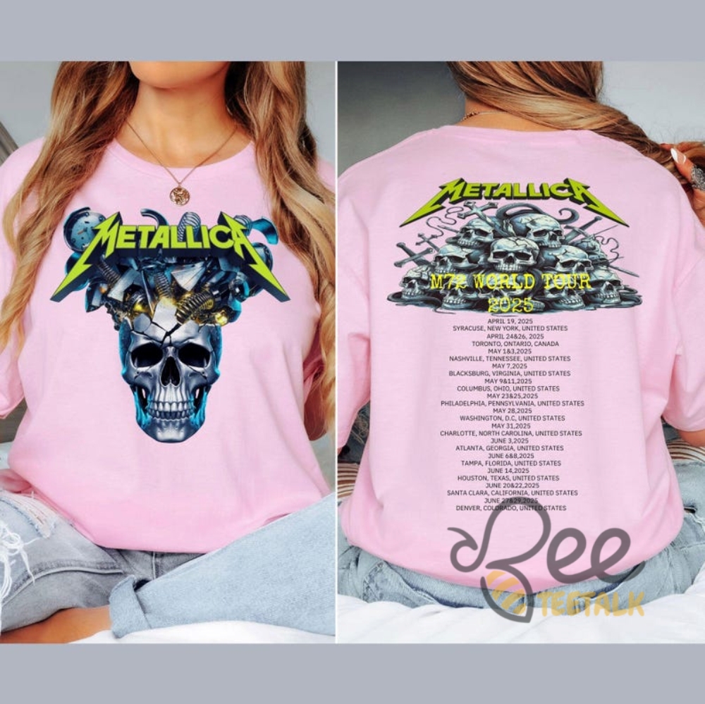 M72 Metallica Shirt World Tour Tee 11 M72 Metallica Shirt World Tour Tee