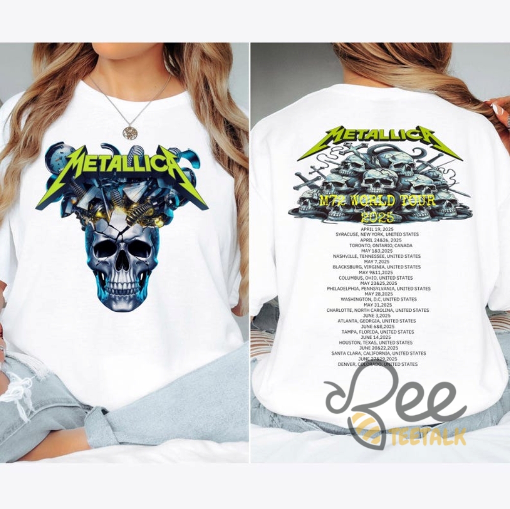 M72 Metallica Shirt World Tour Tee 12 M72 Metallica Shirt World Tour Tee