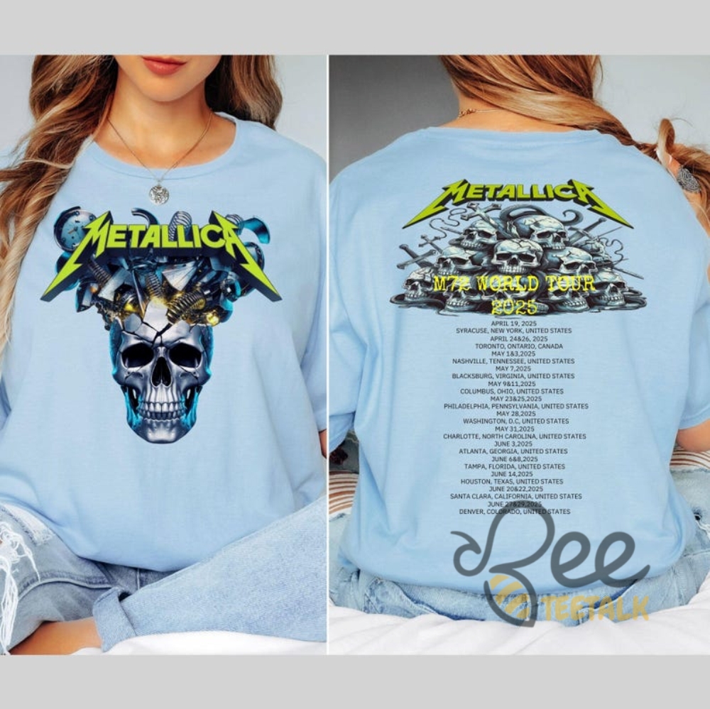 M72 Metallica Shirt World Tour Tee 13 M72 Metallica Shirt World Tour Tee
