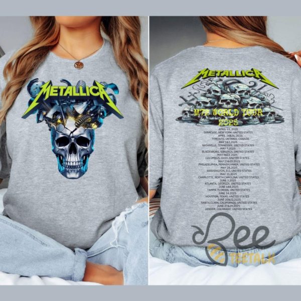 M72 metallica shirt world tour tee