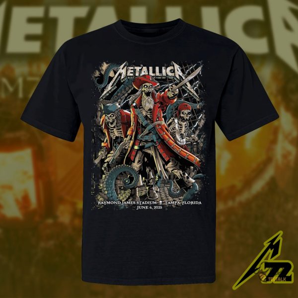 Metallica m72 tour tonight in tampa concert shirt 2025