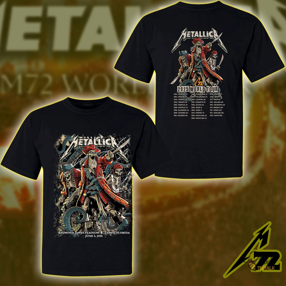 Metallica M72 Tour Tonight In Tampa Concert Shirt 2025 10 Metallica M72 Tour Tonight in Tampa Concert shirt 2025