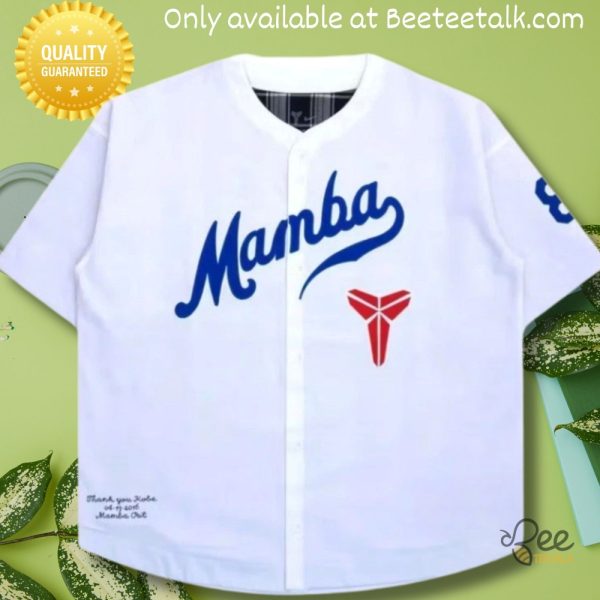 Nike la dodgers kobe bryant mamba baseball jersey shirt full printed