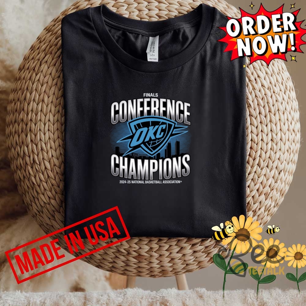 Final Conference Champions 2025 Okc Thunder Shirt 8 Final Conference Champions 2025 OKC Thunder Shirt