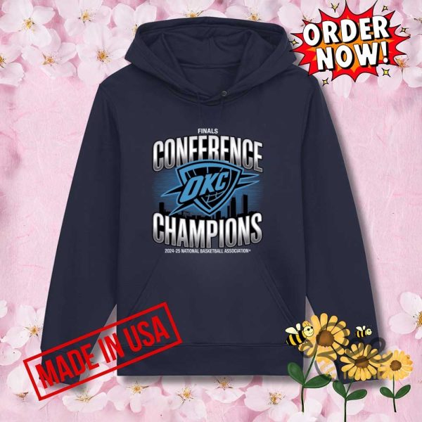 Final conference champions 2025 okc thunder shirt