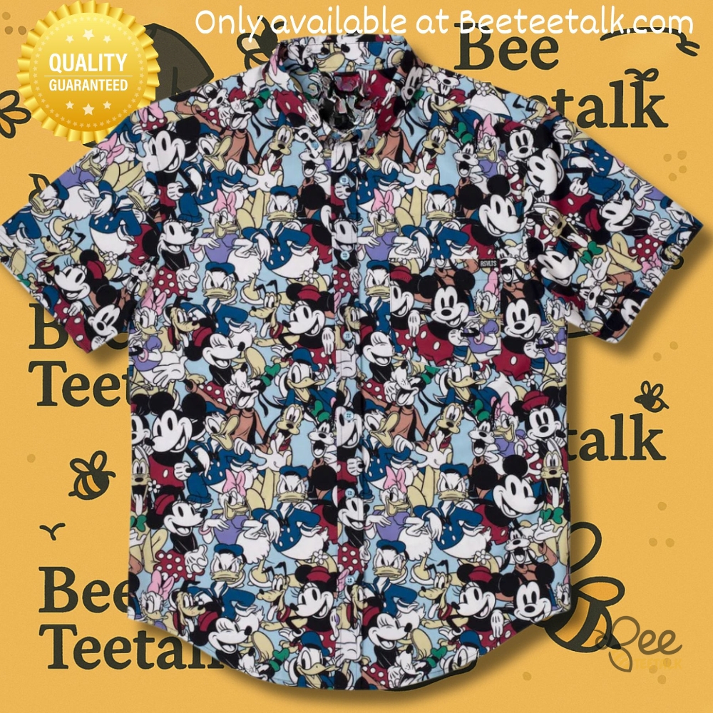 Replica Rsvlts Disney 100 3D Hawaiian Shirt Squad Mickey And Friends 1 Replica RSVLTS Disney 100 3D Hawaiian Shirt Squad Mickey and Friends