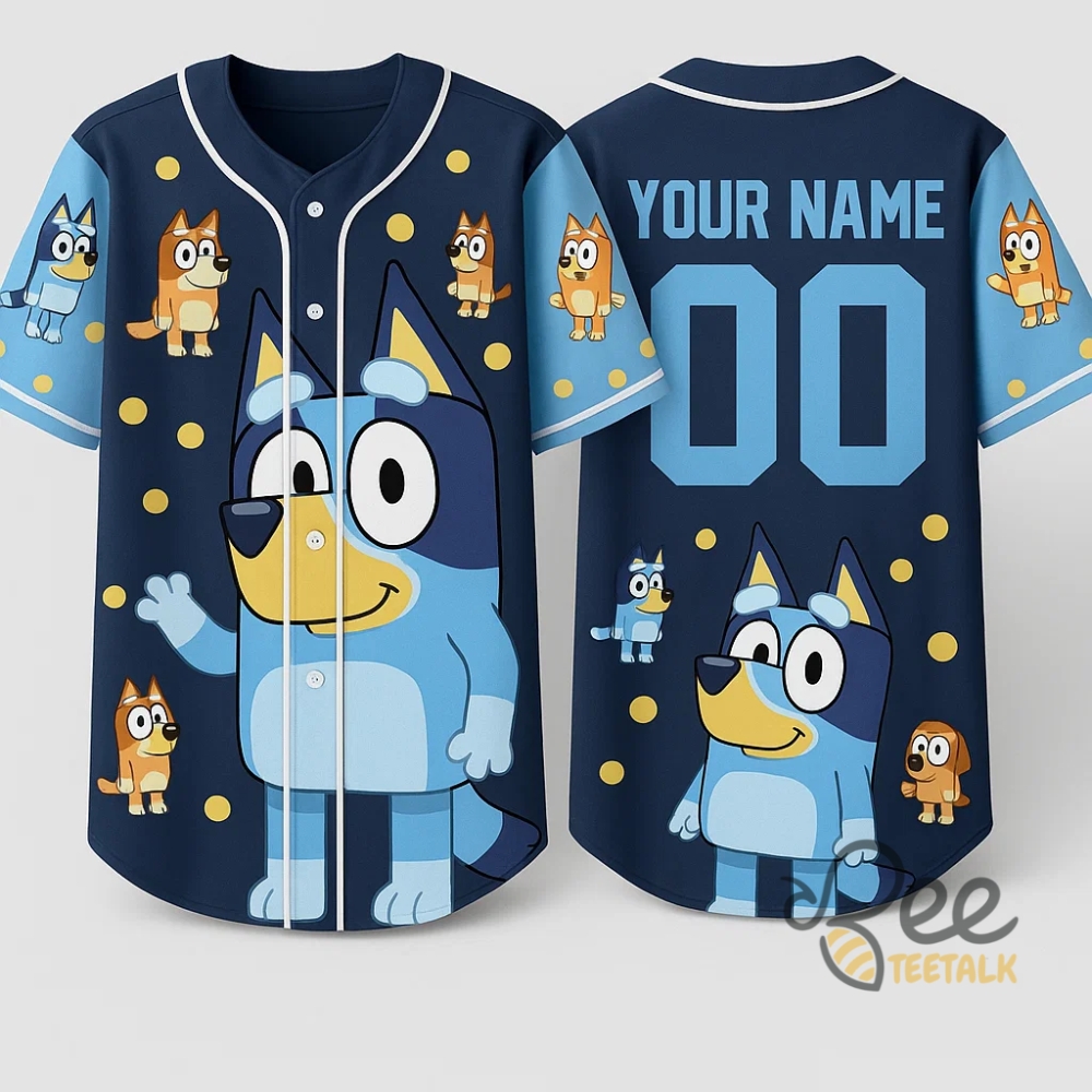 Personalized Bluey Baseball Jersey Shirt Full Printed 3 Personalized Bluey Baseball Jersey Shirt Full Printed