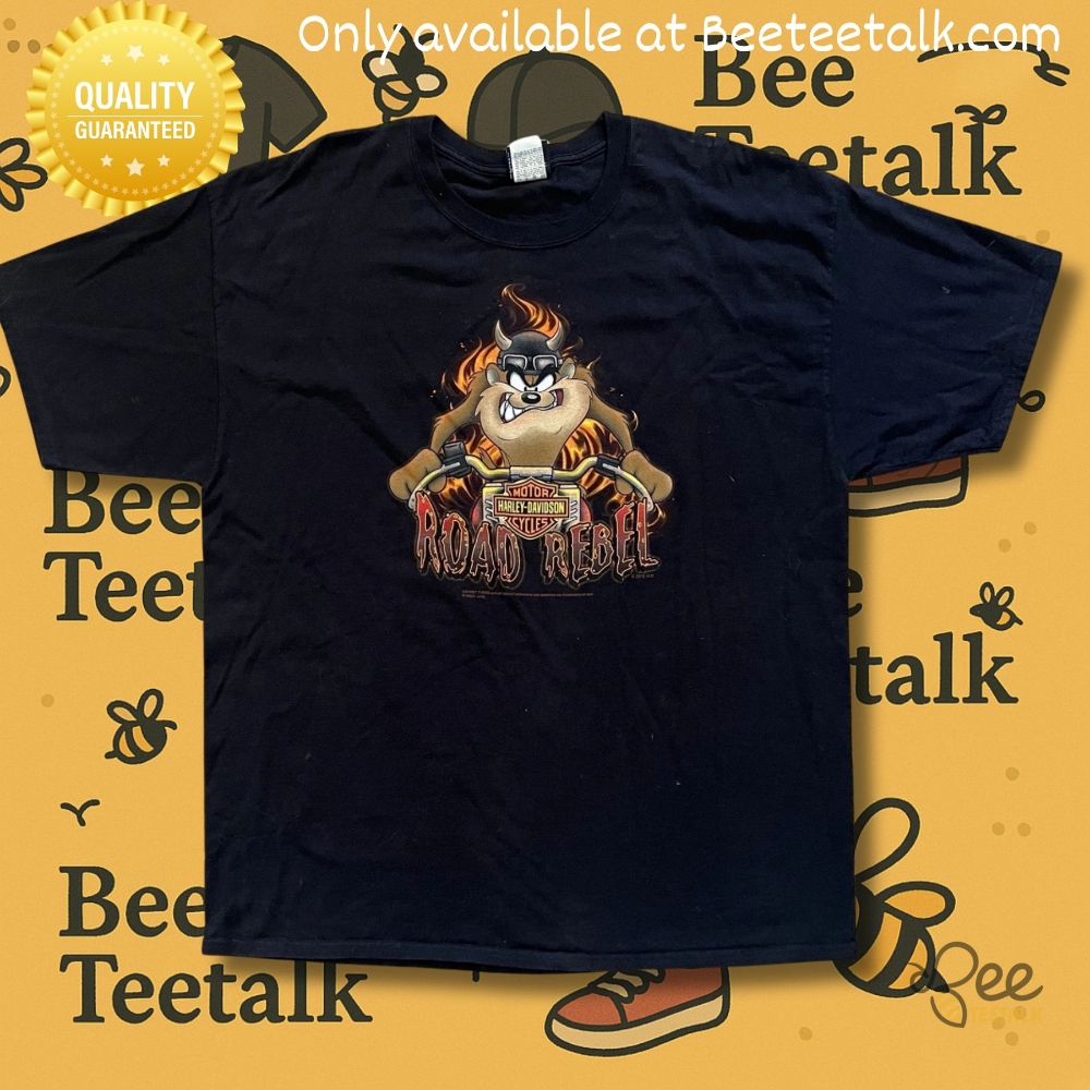 Harley Davidson Looney Tunes Milwaukee Wisconsin Shirt Reprinted 2 Harley Davidson Looney Tunes Milwaukee Wisconsin Shirt Reprinted