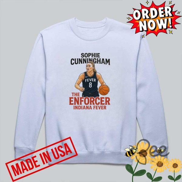 Sophie cunningham the enforcer indiana fever shirt