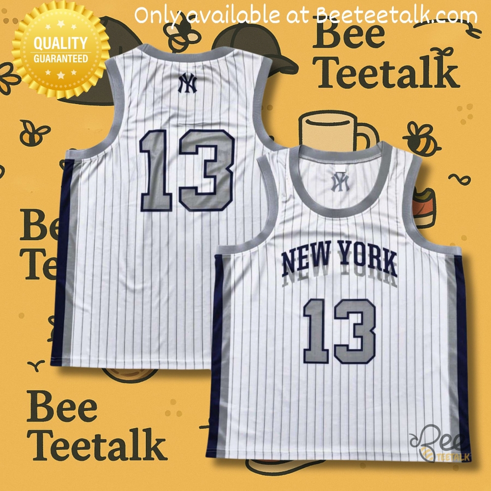 Number 13 Jazz Chisholm Jr 3D Basketball Jersey Shirt New York Yankees Sga 2025 2 Number 13 Jazz Chisholm Jr 3D Basketball Jersey Shirt New York Yankees SGA 2025