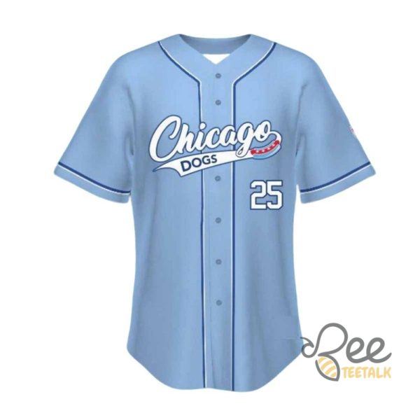 New chicago dogs opening night baseball jersey shirt giveaway 5 9 2025 reprinted beeteetalk 1