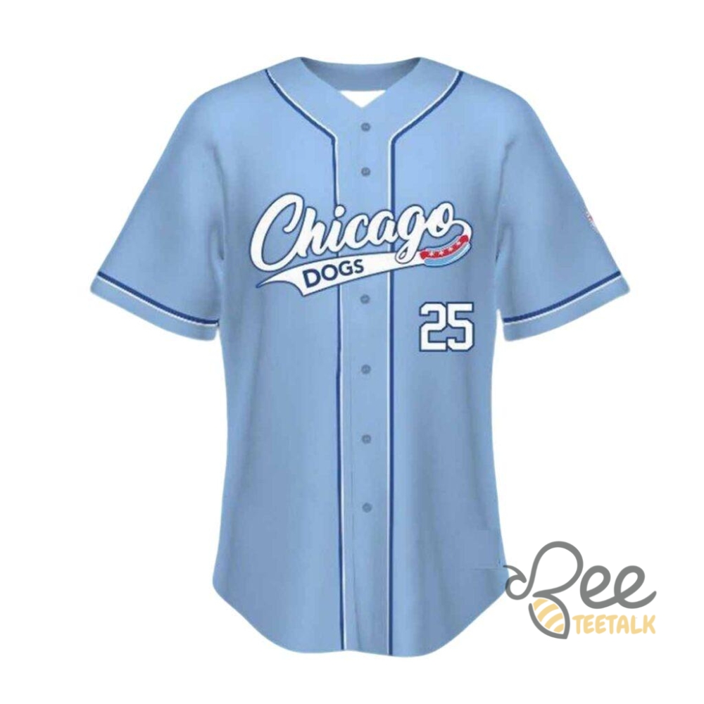 New Chicago Dogs Opening Night Baseball Jersey Shirt Giveaway 5 9 2025 Reprinted 3 NEW Chicago Dogs Opening Night Baseball Jersey Shirt Giveaway 5/9/2025 Reprinted