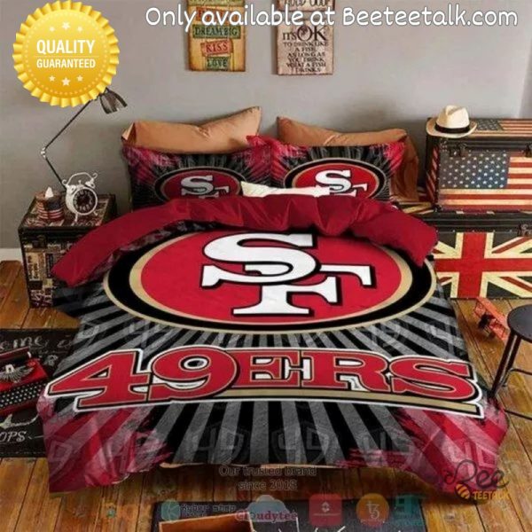 Sf 49ers bedding set 2025 hot
