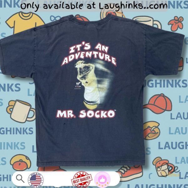 Reprinted 1998 matt foley mr socko wwf wwe shirt