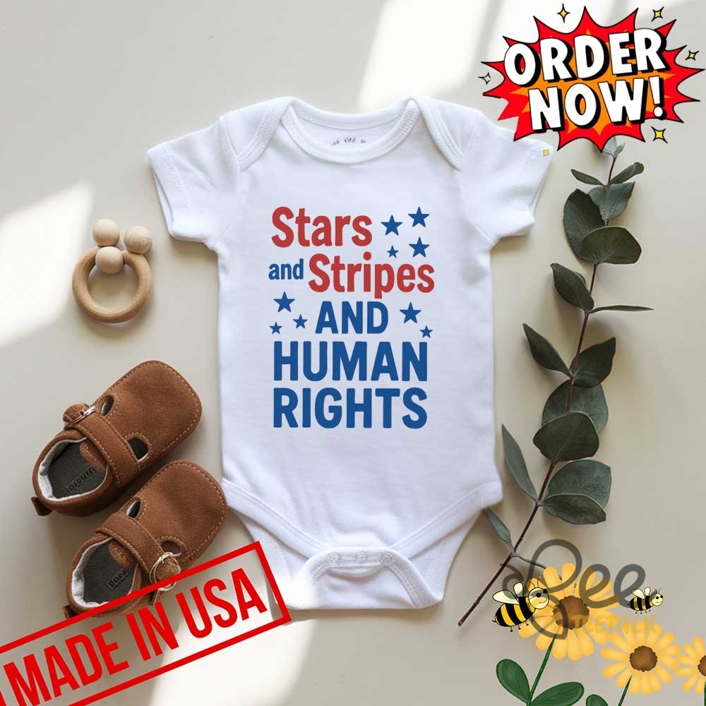 Stars And Stripes And Human Rights Shirt 10 Stars and Stripes and Human Rights Shirt